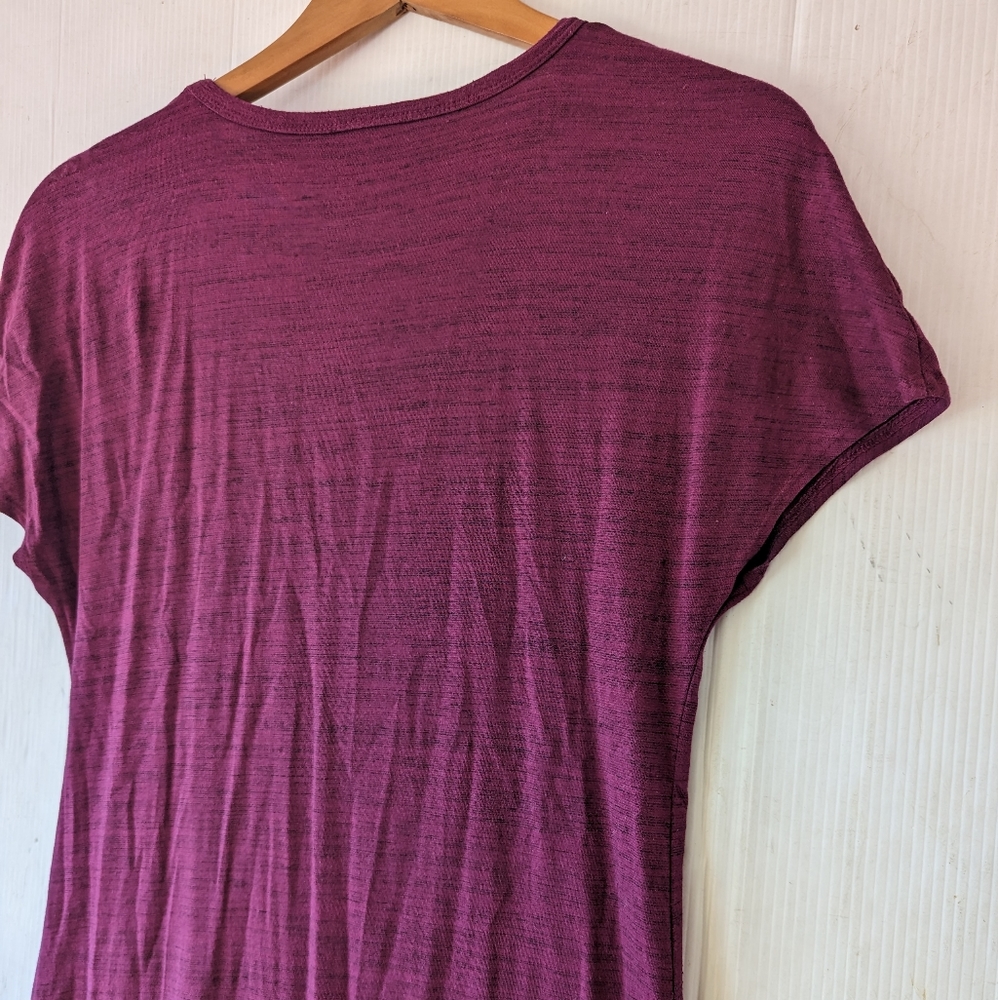 LULAROE Maria heathered purple maxi dress modest conservative - Picture 6 of 10